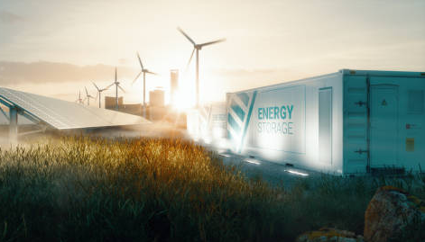 shipping container with solar panels