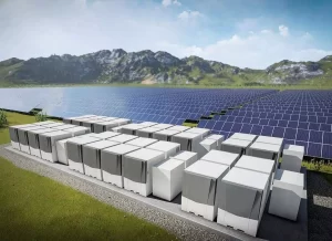 Large-scale solar battery storage system powering a sustainable future