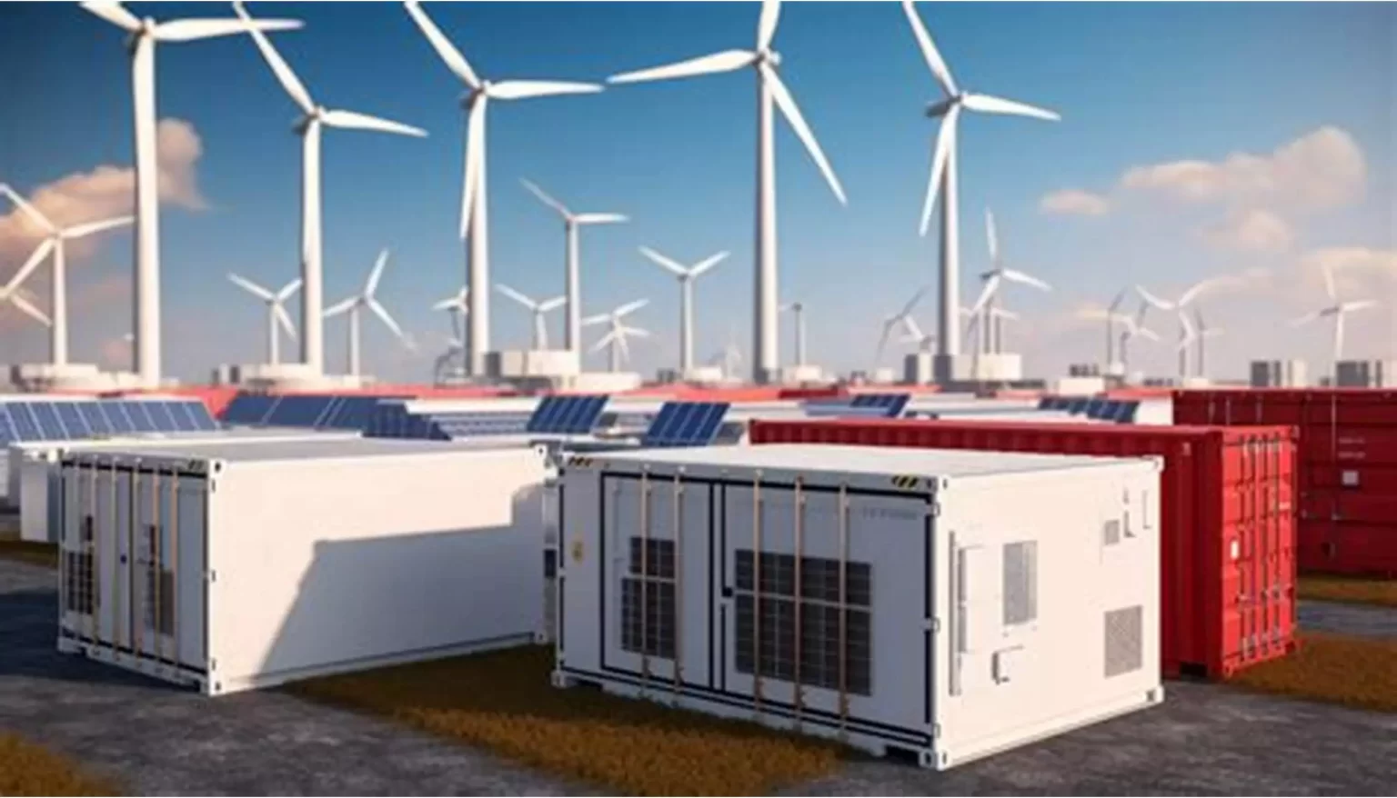 3.Intelligent energy storage container with automated temperature control.