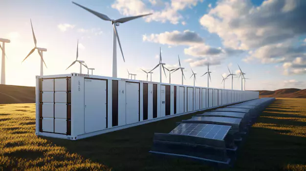 1.Energy storage container with upgraded 261kWh capacity and liquid cooling technology.